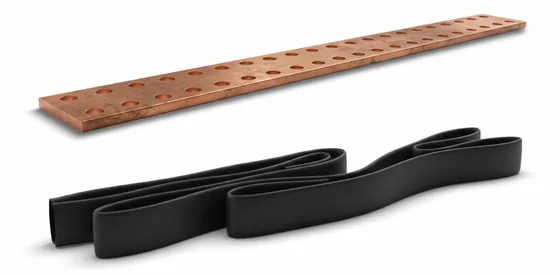 Barres de cuivre Gindre pour tableaux électriques MT/BT